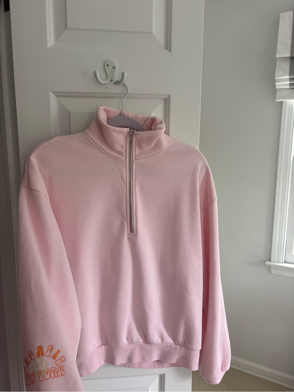 Starfit pink Quarter-Zip Fleece Pullover